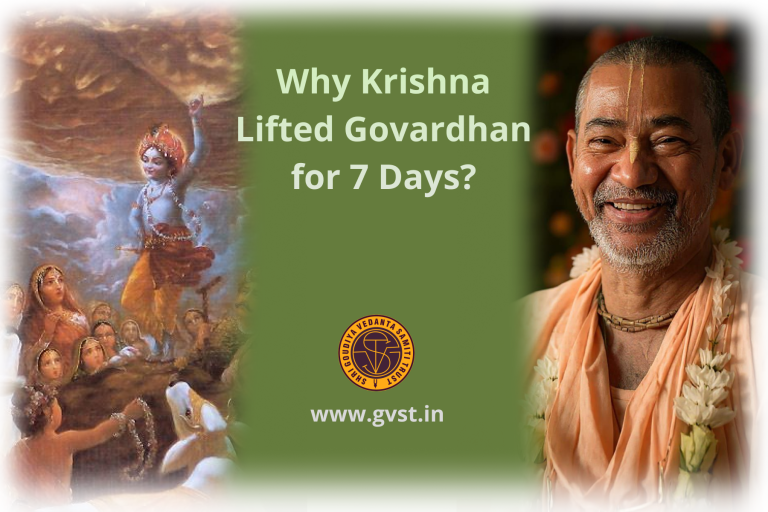 Why Did Krishna Hold Up Govardhan for 7 Days?